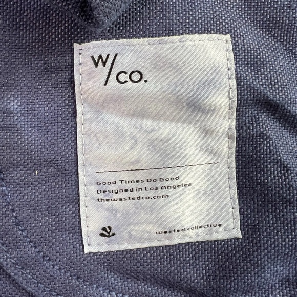 Men’s Henley Shirt Long Sleeve Cotton Blue Size Small New With Tags - Picture 3 of 4